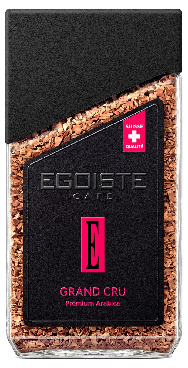 Egoiste Кофе растворимый Egoiste Grand Cru с добавлением молотого, 95 г