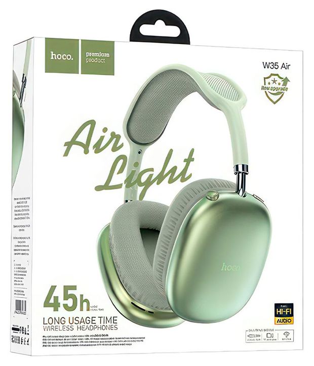 Hoco Наушники Hoco W35 Air Triumph зеленые