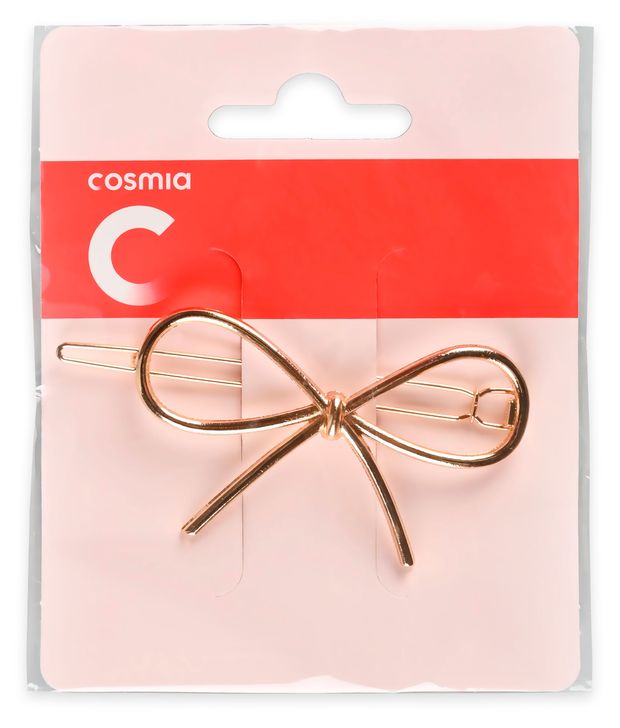 Cosmia Заколка для волос Cosmia Бант бежевый, 1 шт