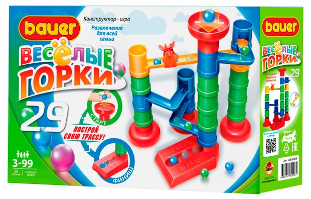 Bauer Конструктор Bauer Веселые Горки, 29 деталей