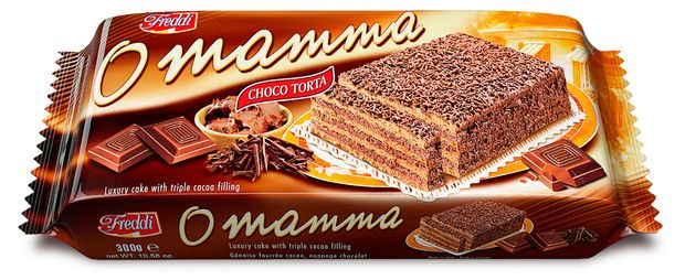 Freddi Торт бисквитный Freddi OMAMMA Шоколадный Италия, 300 г