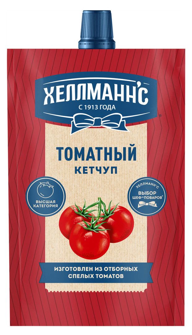 Хеллманн'с Кетчуп Хеллманн'с Томатный, 320 г