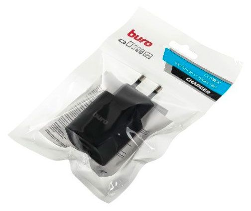 BURO Сетевое зарядное устройство BURO BUWE1 10,5Вт 2.1A 2xUSB
