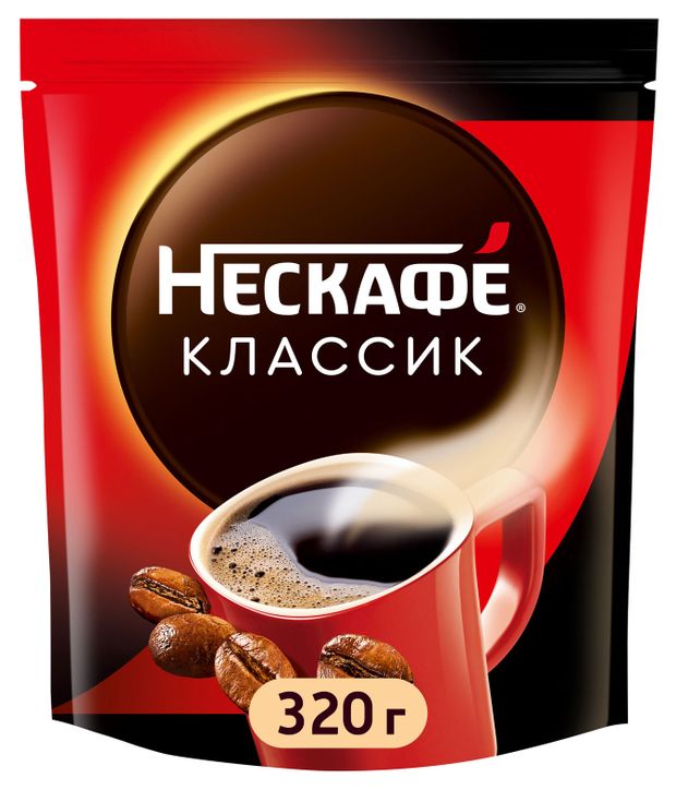 Нескафе Кофе растворимый Нескафе Классик, 320 г