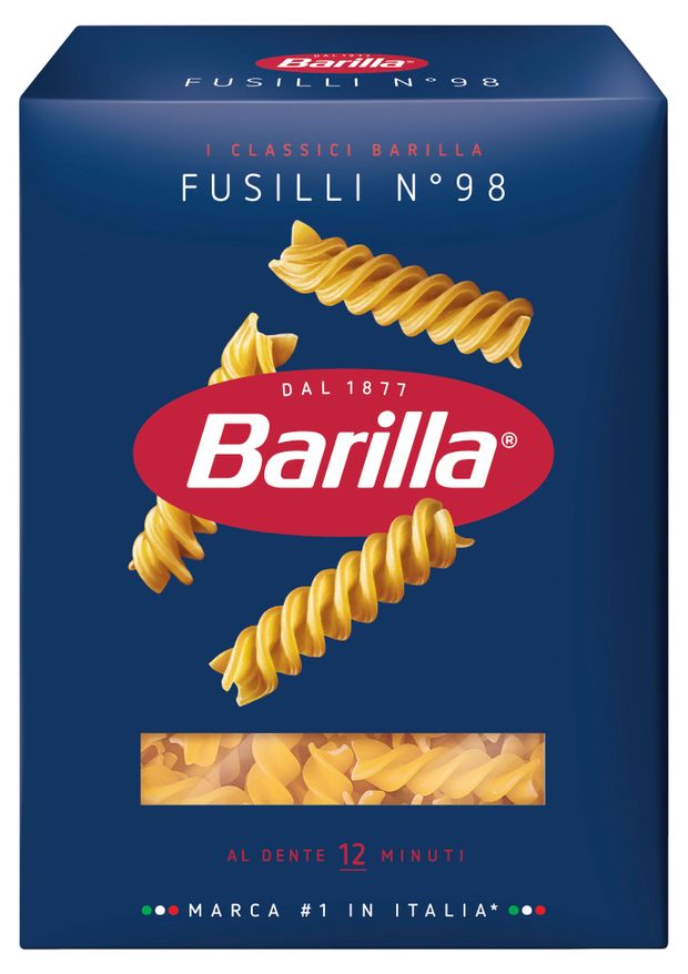 Макаронные изделия Barilla Фузилли 98 из твердых сортов пшеницы, 450 г