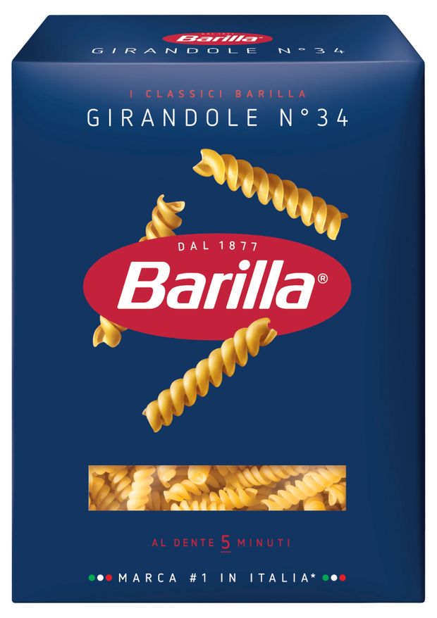 Макаронные изделия Barilla Джирандоле 34 из твердых сортов пшеницы, 450 г