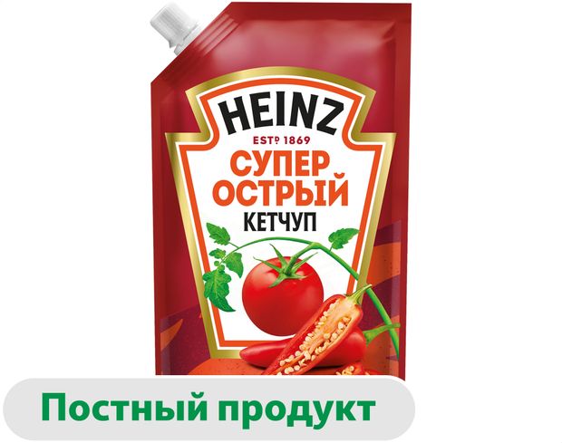 Heinz Кетчуп томатный Heinz Супер острый, 320 г
