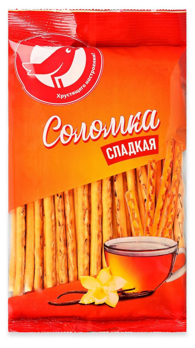 АШАН Красная птица Соломка АШАН Красная птица сладкая, 100 г