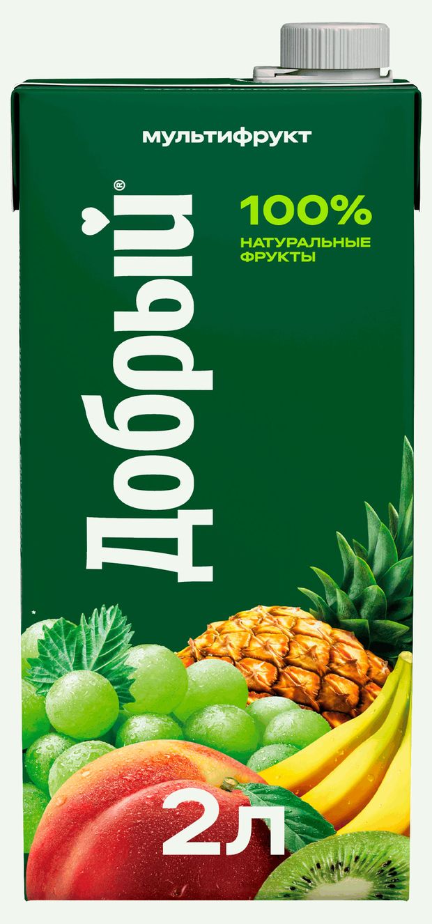 Добрый Нектар Добрый Мультифрут, 2 л