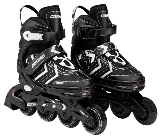 Cosmoride Ролики Cosmoride Freerider черно-белые, р.39-42