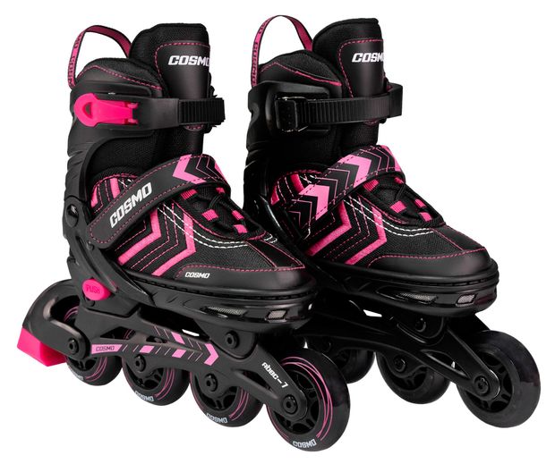 Cosmoride Ролики Cosmoride Freerider черно-розовые, р.35-38