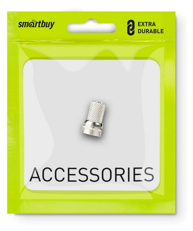 SmartBuy Наконечник-гайка SmartBuy F-разъем для подключения, 2 шт