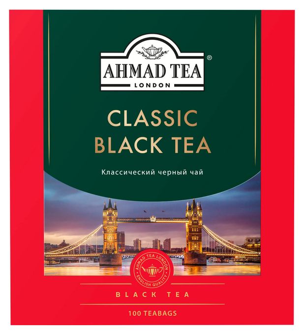 Ahmad Tea Чай черный Ahmad Tea классический в пакетиках, 100х2 г