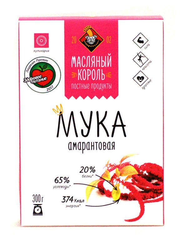 Масляный король Мука амарантовая Масляный Король амарантовая, 300 г