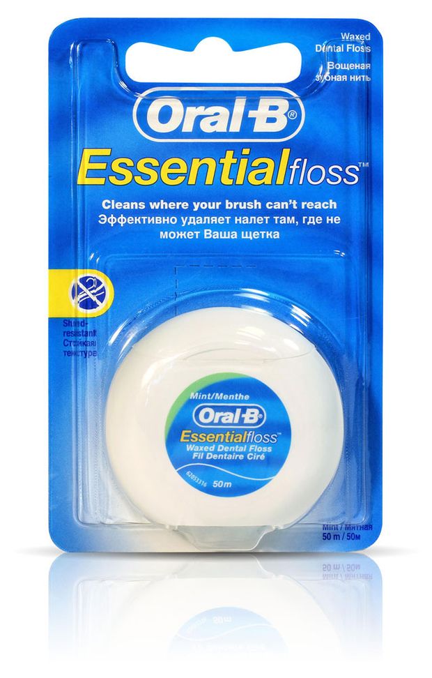 Oral-B Зубная нить Oral-B Essential floss Ирландия, 50 м