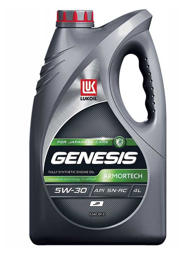 Лукойл Масло моторное Лукойл Genesis Armortech JP 5W-30 синтетическое, 4 л