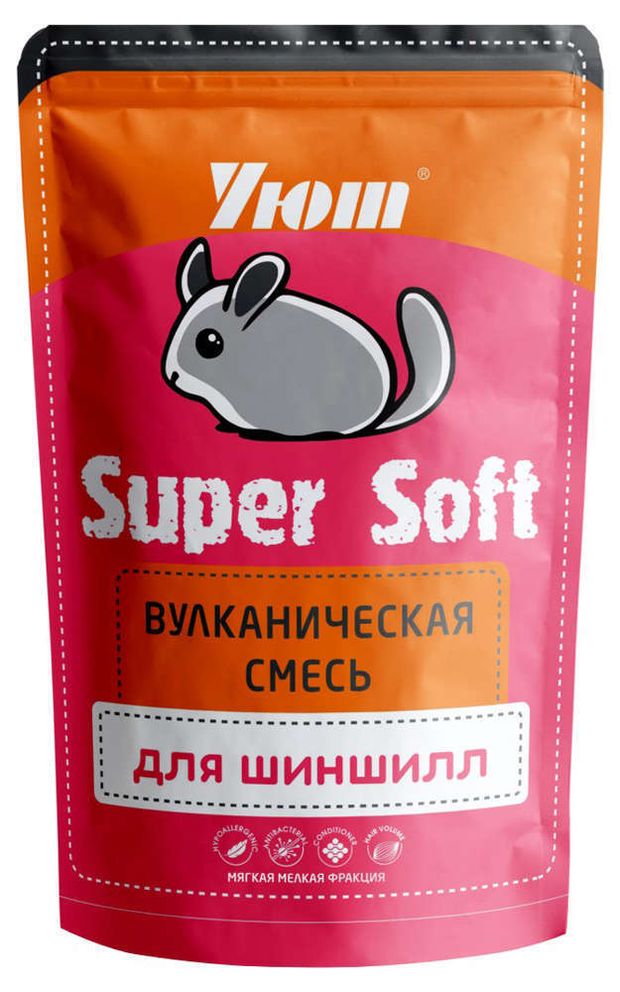 Super Soft Смесь для шиншилл Super soft Уют вулканическая, 0,73 л