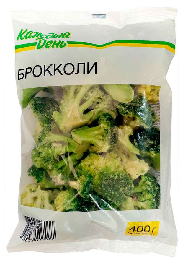 Каждый день Овощная смесь Капуста брокколи Каждый день замороженная, 400 г
