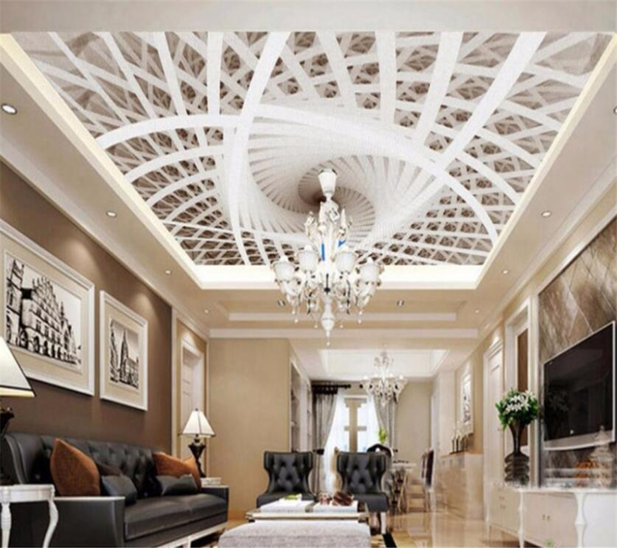 wellyu papel de parede Custom Photo Wallpaper 3D Stereo mural обои Art Geometric Ceiling papel de pared wallpaper for walls 3