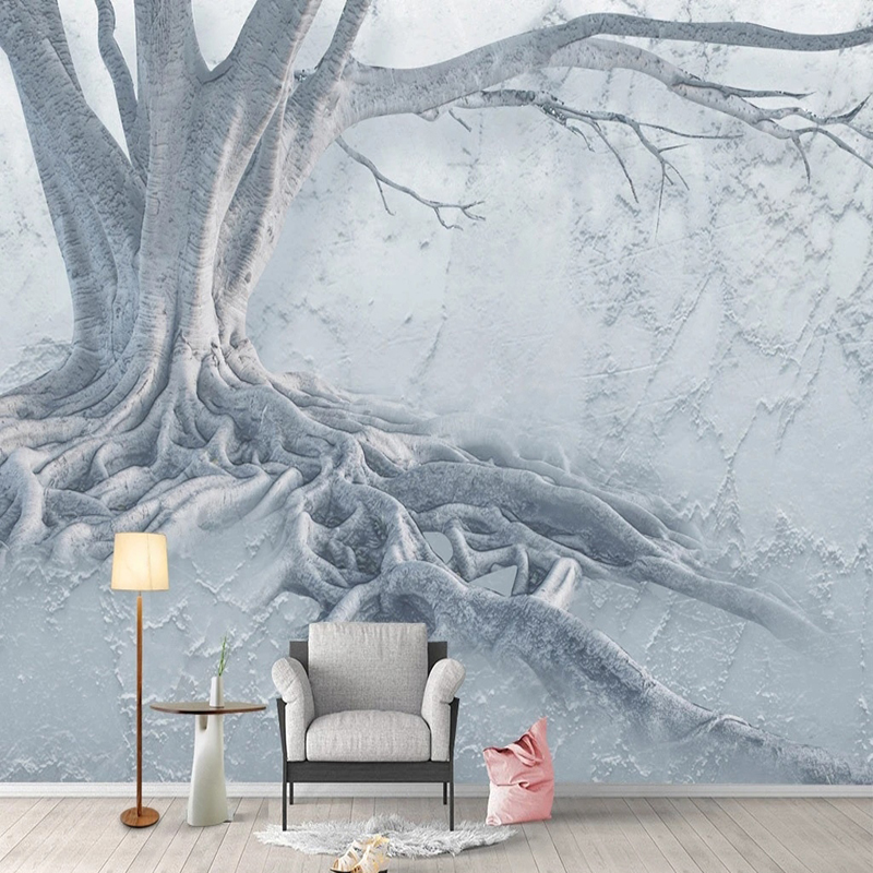 Custom Wall Mural Wallpaper Tree Root Relief Papel De Parede 3D Stereo Living Room Home Decor For Bedroom Walls обои для стен