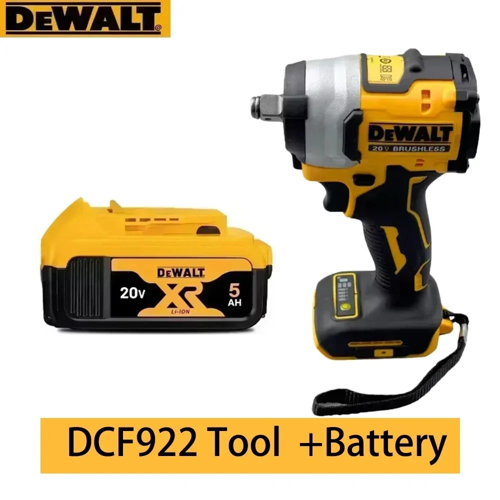 Dewalt DCF922 high torque wireless impact wrench,universal 20V rechargeable batteryelectric tool 205N. m (reverse) 1/2 "2500 