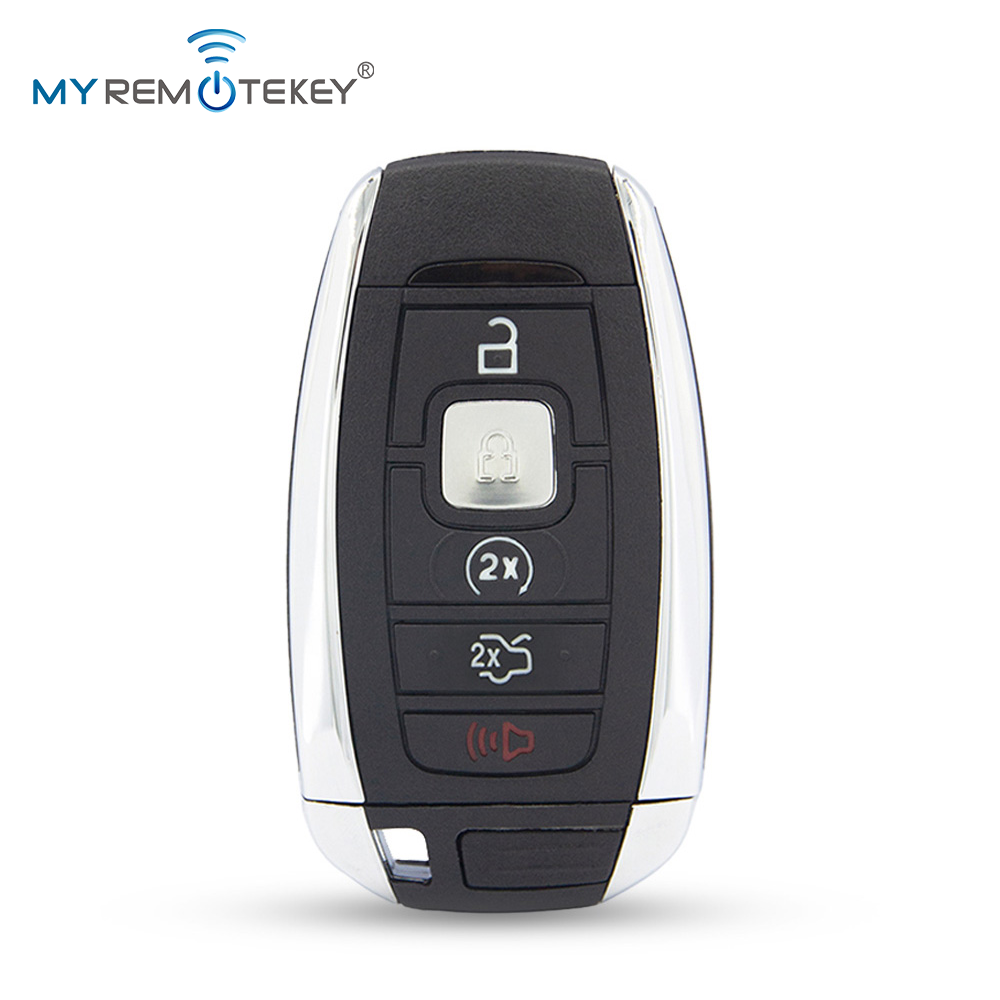 REMTEKEY FCC M3N-A2C940780 Smart key shell 5 button for 2017-2021 Lincoln Continental MKC MKX MKZ Navigator P/N 164-R8154