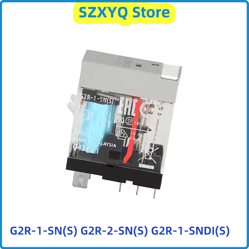 For Omron relay G2R-1-SN G2R-2-SN 24VDC SND SNI SNDI 220V AC220V AC24V DC24V 24VDC 12VDC 5PIN 8Pin 2 On 2 Off