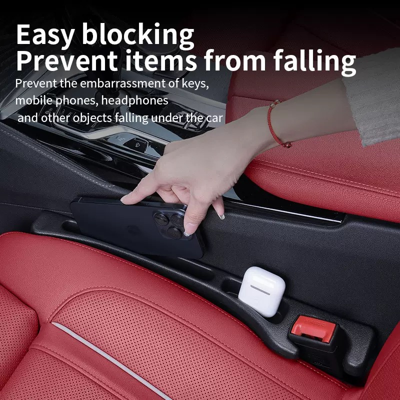 2pcs Car Seat Gap Filler Seat Side Seam Plug Strip Leak-proof Gap Filling for For Bentley Flying Spur Bentayga Continental GT