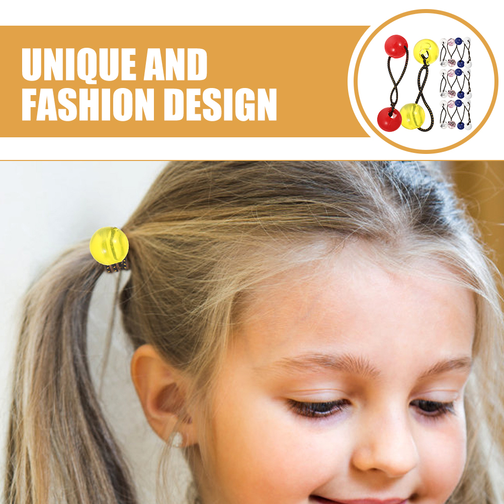 20 Pcs Children's Hair Accessories Elastic Ties for Little Girls Ponytail Kids