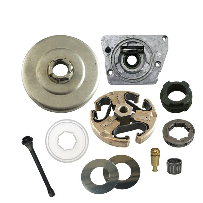 3/8" Clutch Drum Oil Pump Rim Sprocket Worm Gear Kit For HUSQVARNA 61 66 266 268 272 272XP Chainsaw Parts бензопила