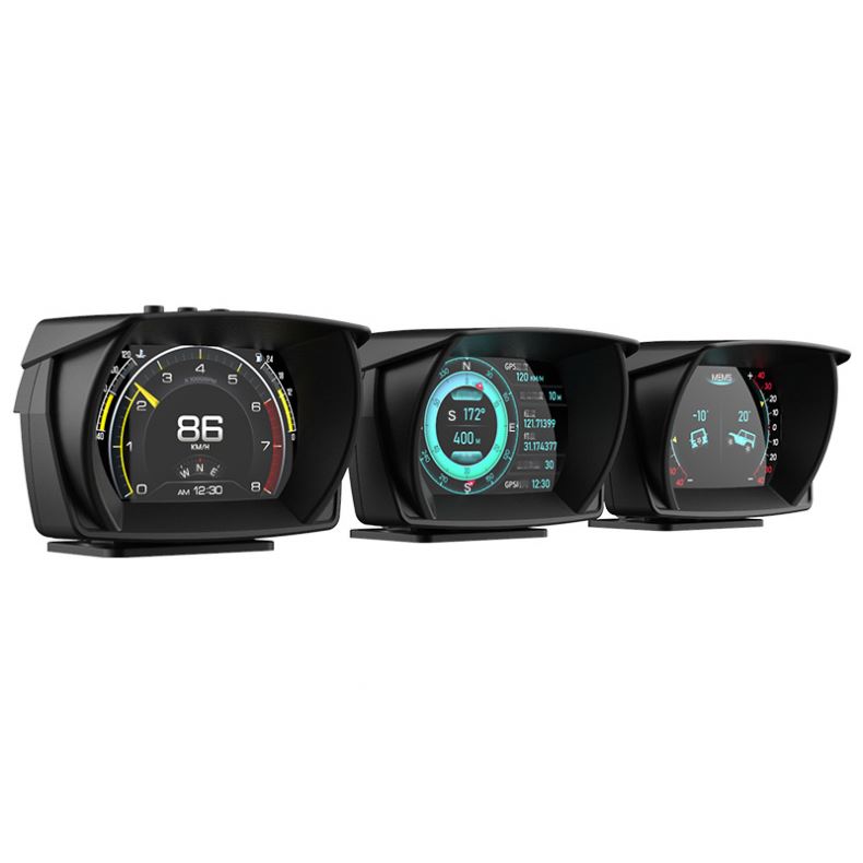 OBD2 GPS Dual System Head Up Display Dashboard HUD OBD2 Smart Speedometer Gauge Alarm System Car Head UP Display