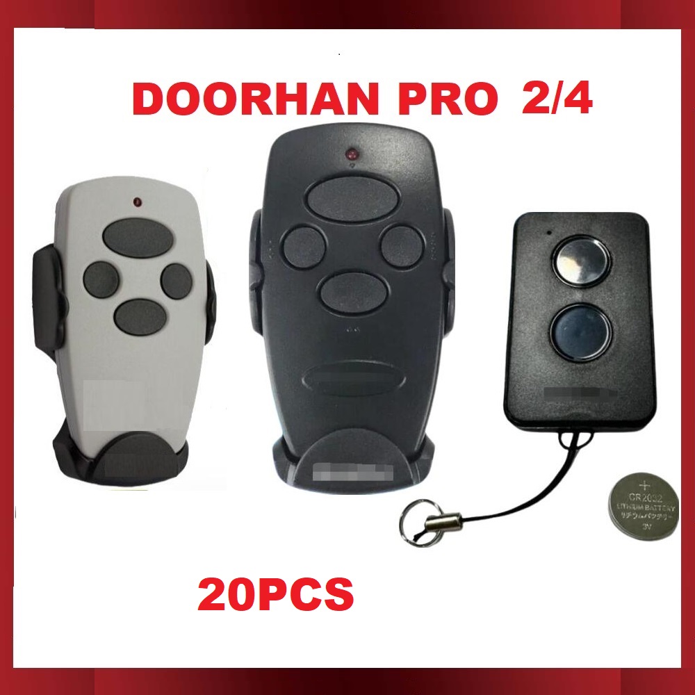20 шт. ДЛЯ DOORHAN TRANSMITTER 2 PRO 4 PRO Гаражные ворота Пульт дистанционного управления 433 МГц Брелок для дверного шлагба