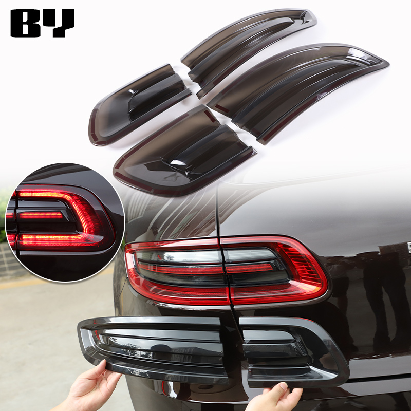 For Porsche Macan 2014-2017 Car Rear Taillight Shell Brake Lights Shell Auto Rear Lampshade Cover Modified Accessories