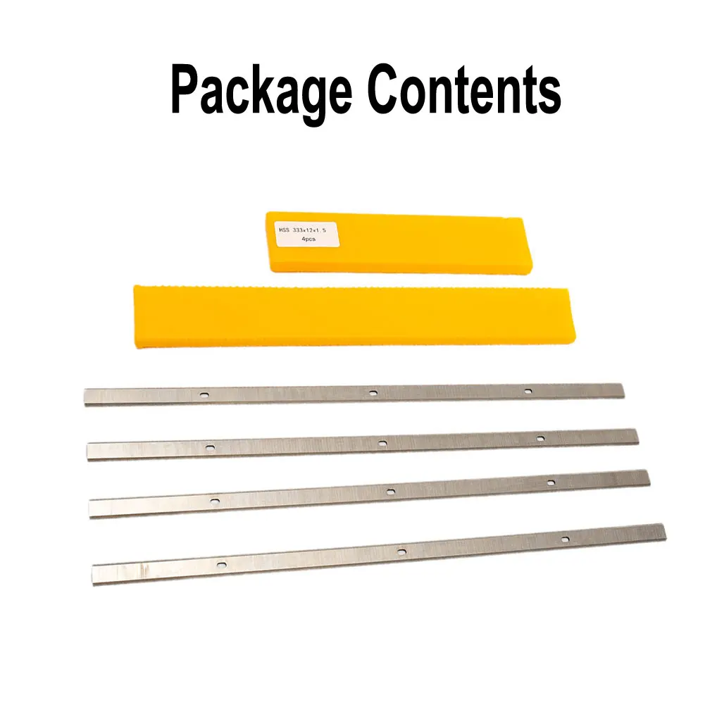 4 PCS Planer Blade Portable 13 Inch-1/2 Inch 4 Pcs/set 4* 4pcs/kit 4x Double Edge For Metabo DH330 DH316 Durable