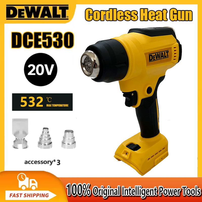 Dewalt DCE530 300W Cordless Heat Gun High Power Welding Thermal Blower Heat Shrink Wrapping Tool For Dewalt 20V Battery