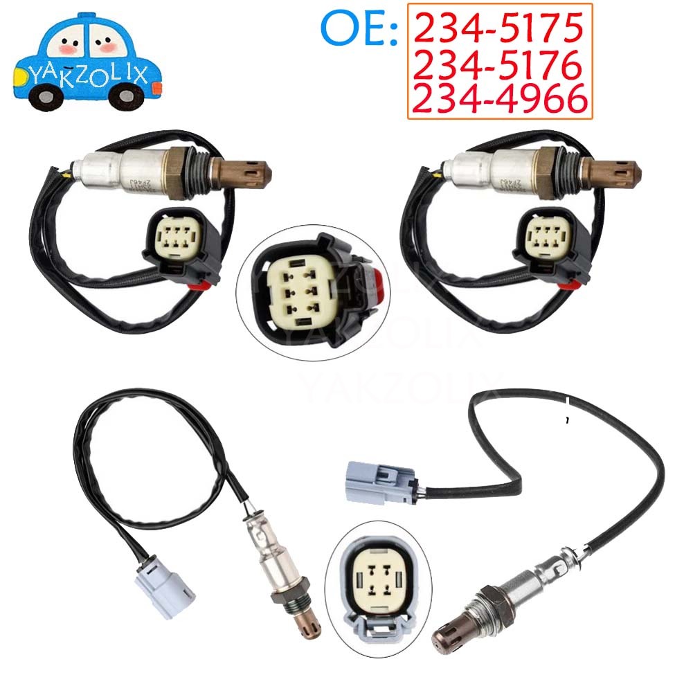 4X For Ford Edge Explorer Flex Taurus E-350 Super Duty Lincoln Continental MKS MKT MKX Oxygen Sensor 234-5175 234-5176 234-4