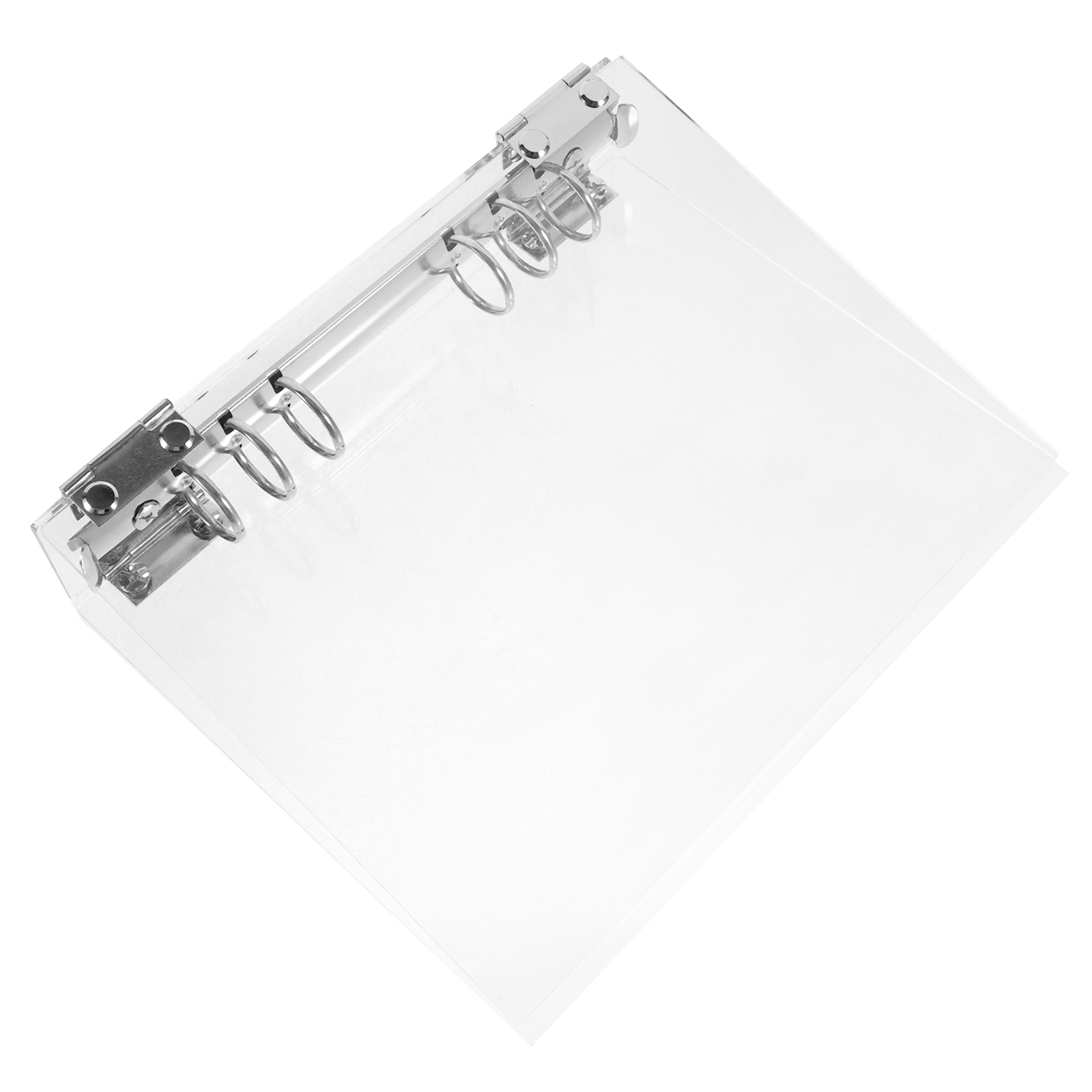 A5 Textbook Transparent Cover Notebook Cover Binder Shell Clear Binder Cover Acrylic View Binder Reusable Student Notebook Sh