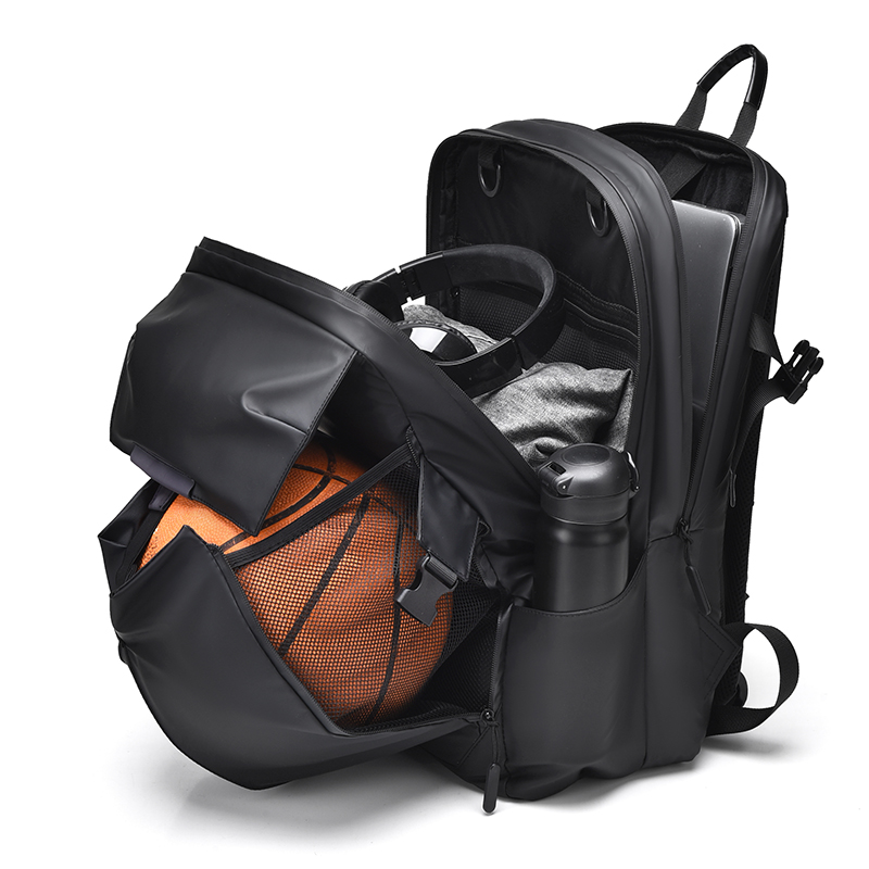 new Men's backpack laptop bag Dry and wet separation travel bag basket ball bag schoolbag рюкзак мужской mochila para viaje