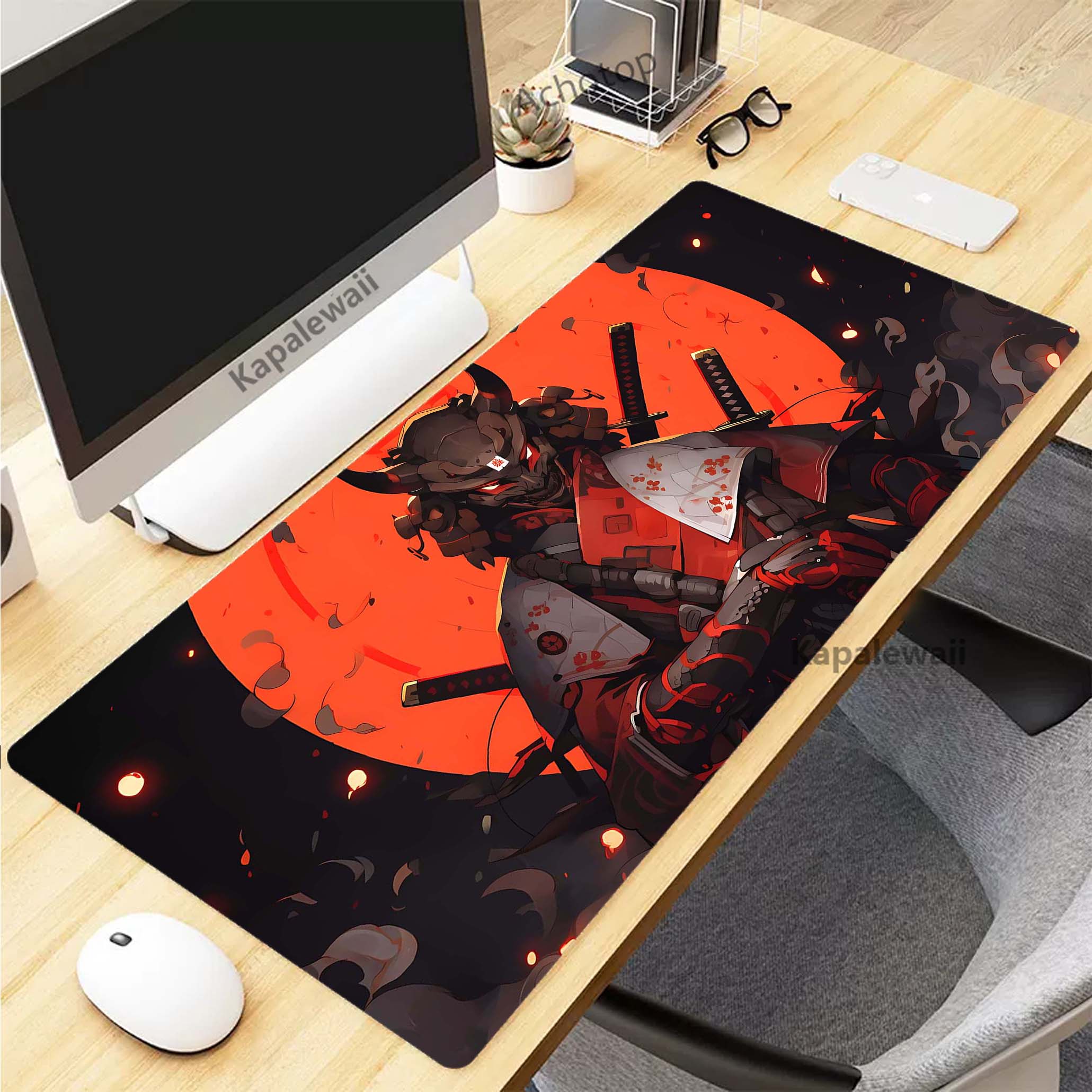 Japanese Samurai Mouse Pad Gaming Laptop Game Mouse Mat Mousepad коврик для мыши Desk Mat Speed Keyboard Pads 900x400mm