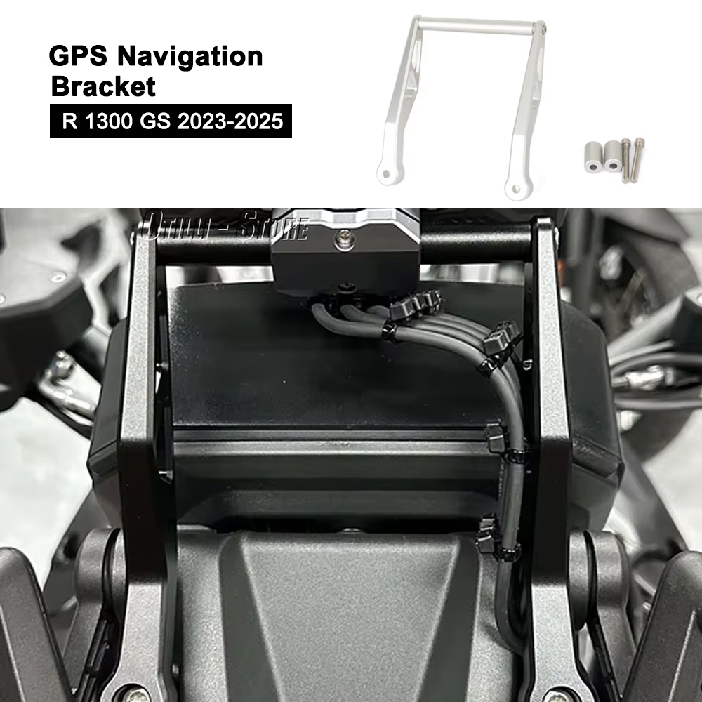 Mobile Phone Holder GPS Navigation Mount Bracket Motorcycle Accessories Black Silver For BMW R1300GS Adventure R 1300 GS 2025