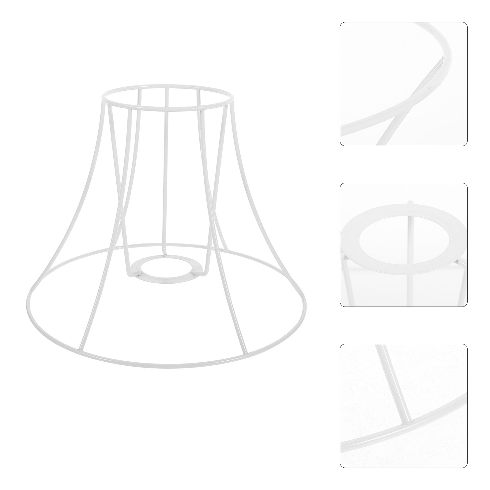 Light Bulb Hanging Shell Lamp Stand Shade Lampshades for Table Metal Fixtures Guard Bulbs