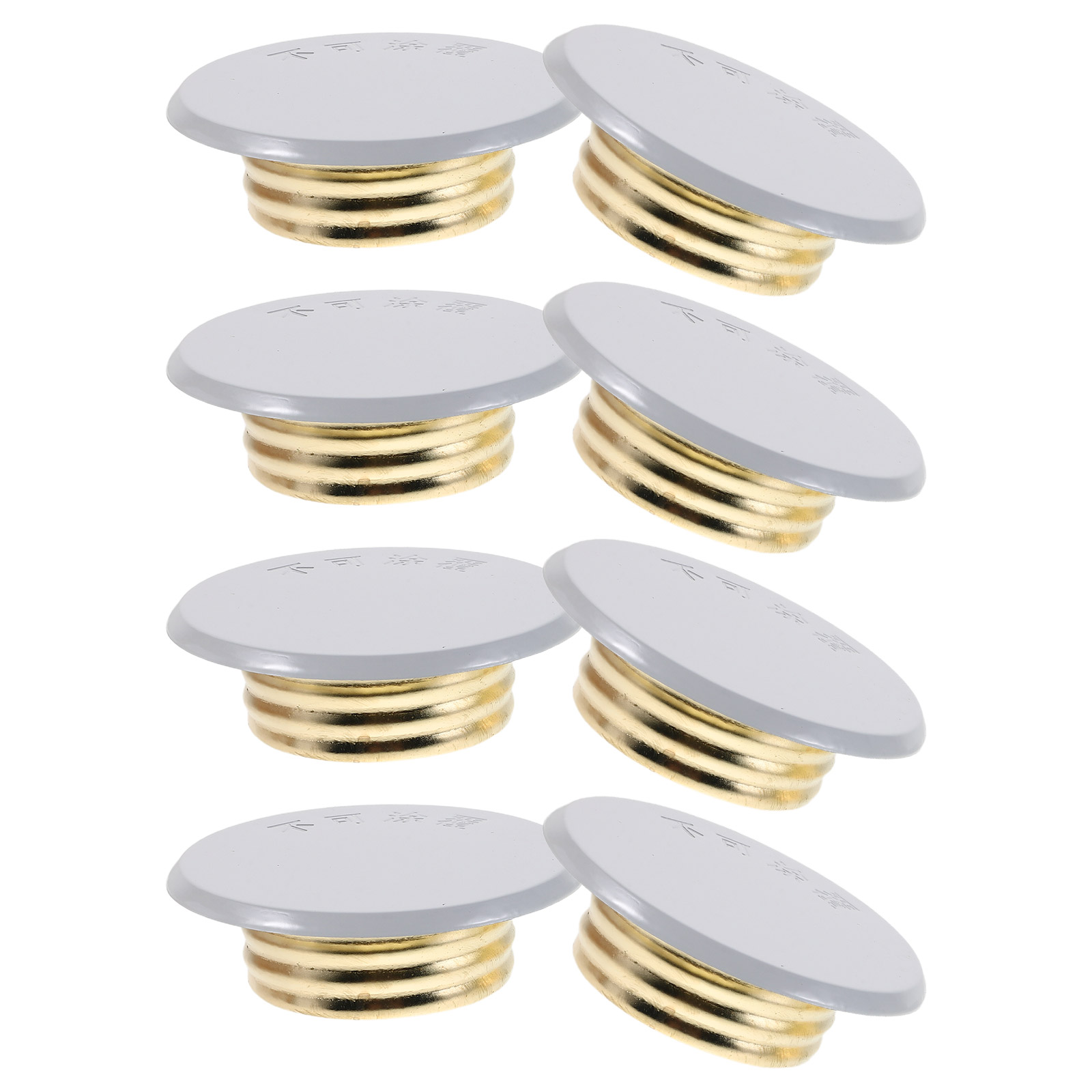 8 Pcs Fire Sprinkler Cover Concealed System Shell White Plastic Sprinkelr Covers