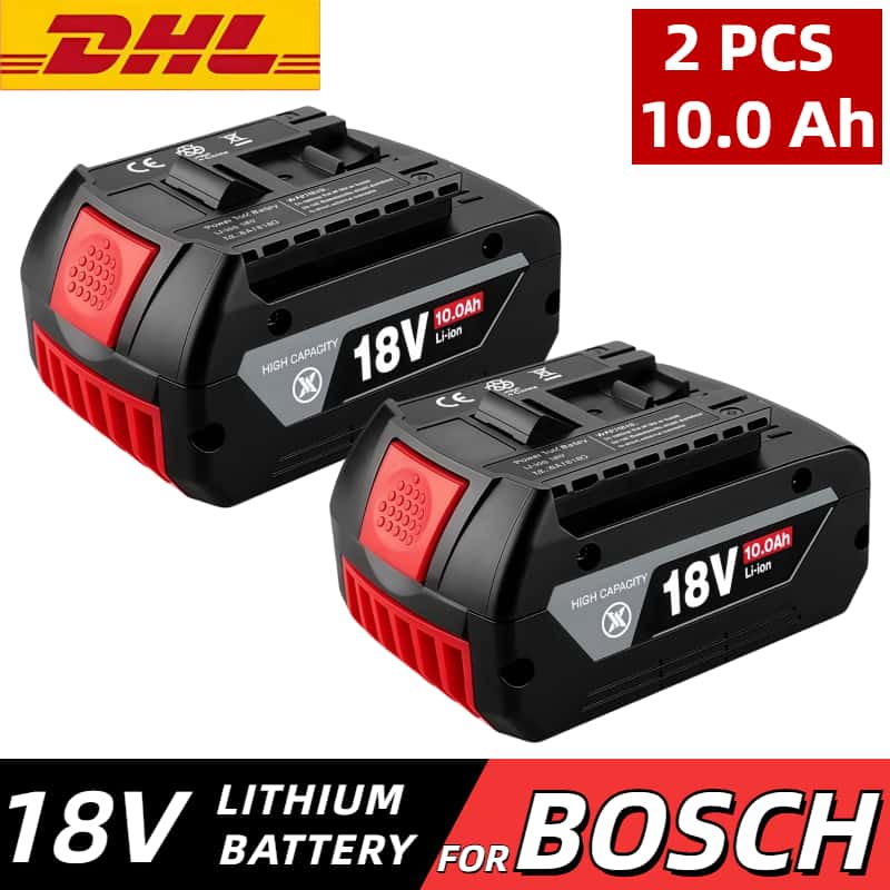 NEW Original For Bosch 18V 10.0Ah Professional System Cordless Tools BAT609 BAT618 GBA18V 18650 Battery 18V Replacement Batte