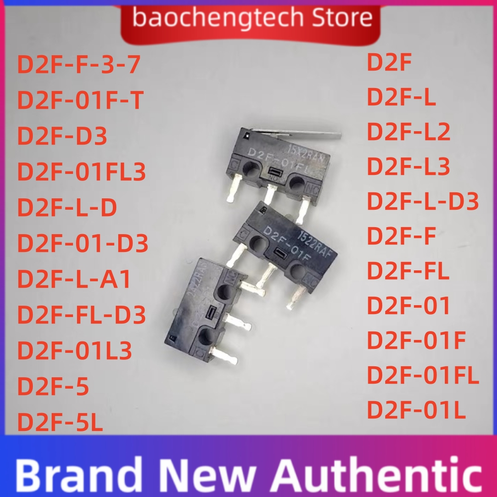 5-100PCS D2F - L L2 L3 01L L-D3 01FL-T D D2F-F-3-7 A1 Snap Action Switch N.O./N.C. 3A 125VAC 30VDC Micro Switch for Omron mou