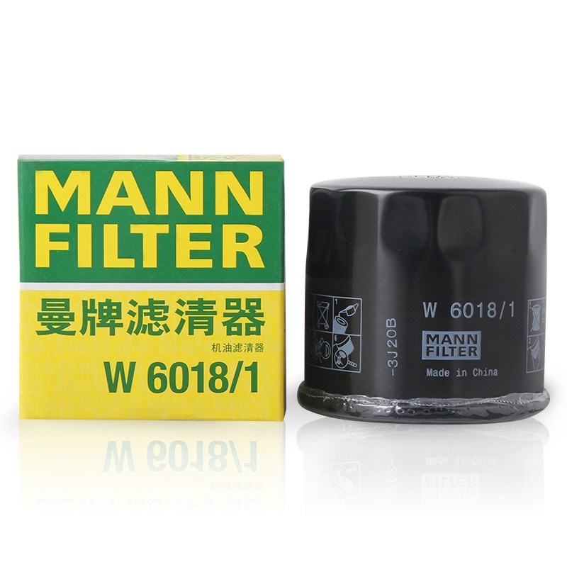 MANN FILTER W6018/1 Oil Filter For Mazda 3 Axela 1.5L 2.0L Saloon Hatchback CX-4 CX-5 CX-8 CX30 PE0114302B PE0114302A PE7W143