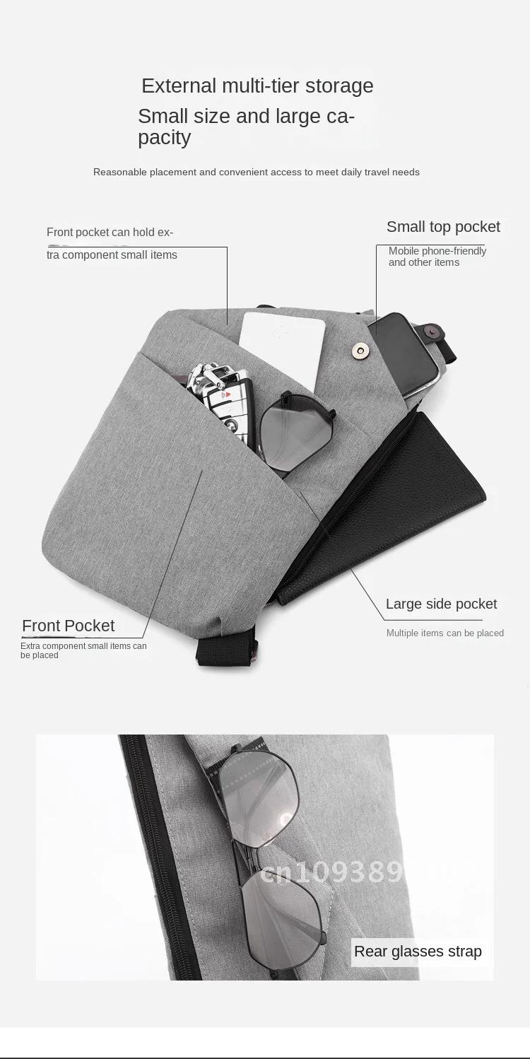 men ultra thin small anti-theft chest bag mini body bags male bolsa bag bag one shoulder travel сумка for boy sports sling