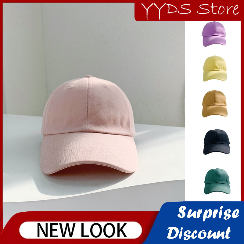 Children's Baseball Cap Summer Hat Solid Color Girl Boy Sun Hat Soft Cotton Baby Sun Hat Trucker Cap Ins Cap бейсболка