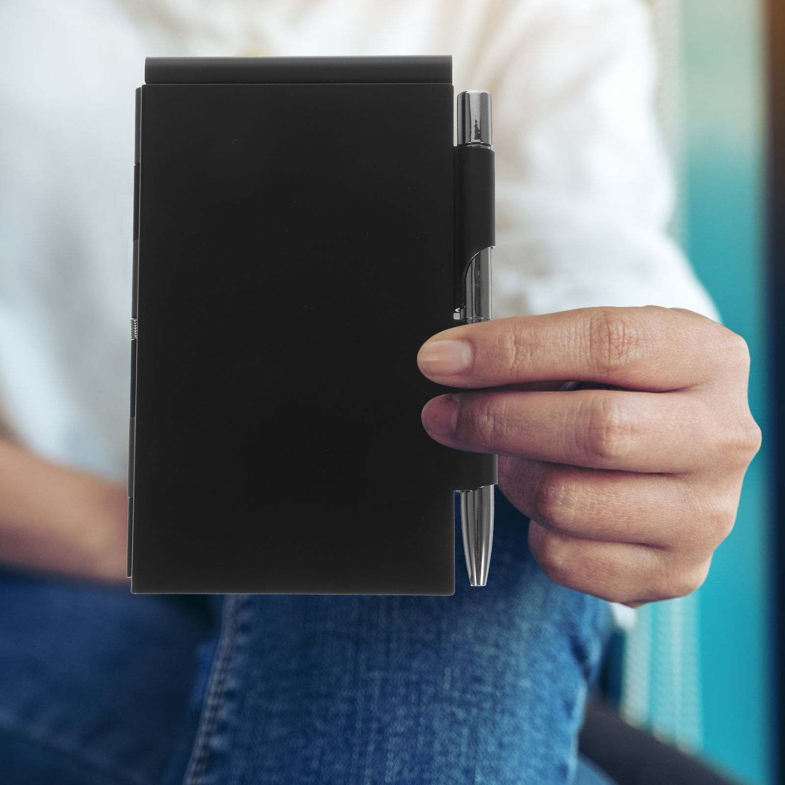 Convenient Memo Pads To-do List Notebook Tearable Tabs Reading Page Markers Metal Shell