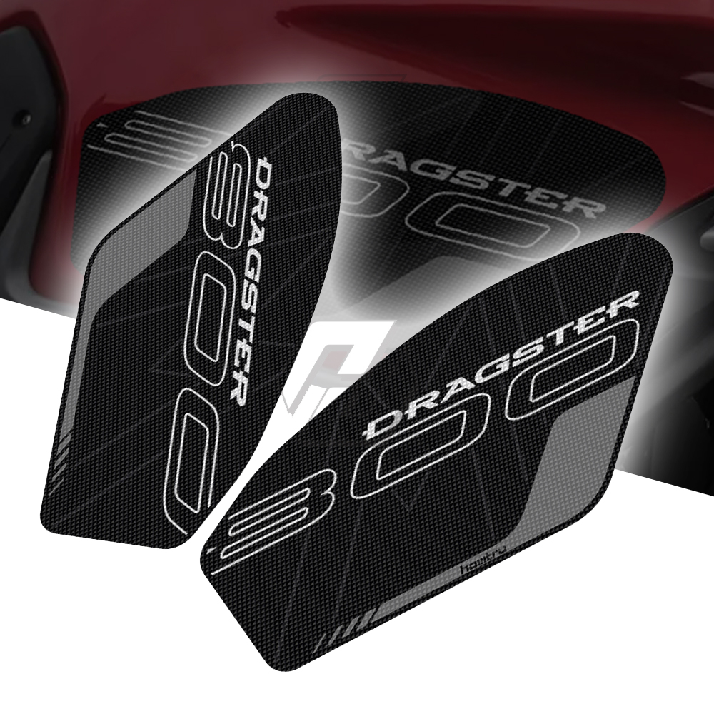 For MV Agusta DRAGSTER 800 RC RR AMERICA PIRELLI 2019-2020 Motorcycle Side Tank Pad Protection Knee Grip Anti-slip