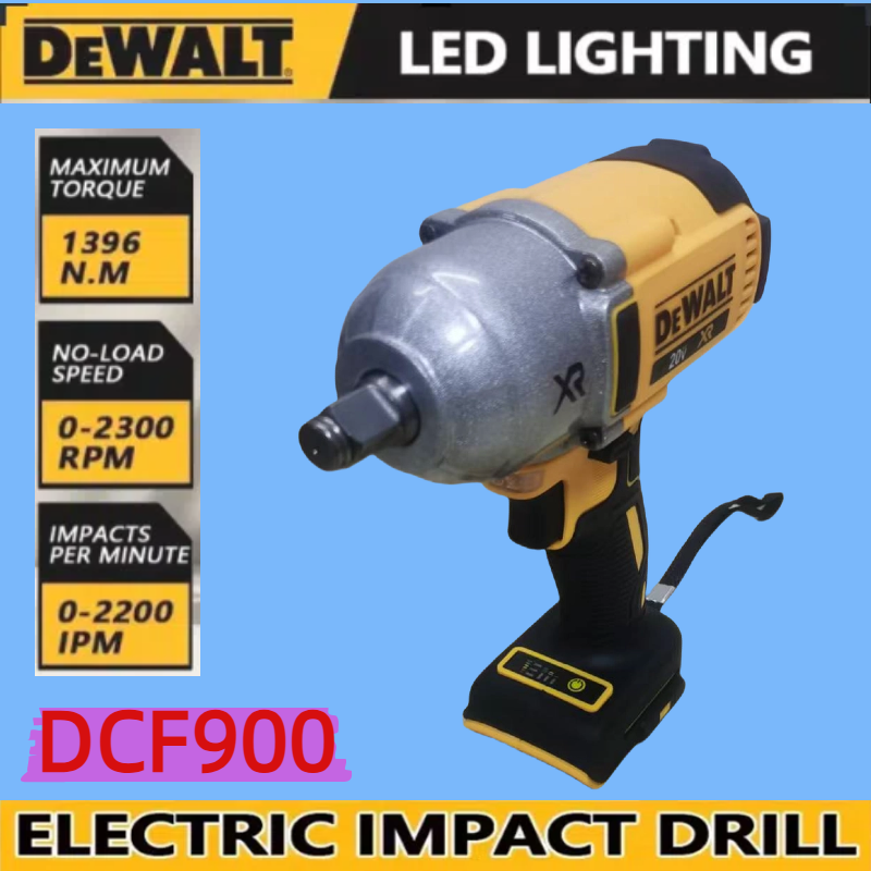 DEWALT DCF900 kit 1/2 inch brushless cordless high torque impact wrench, 1396N. M, power tool DEWALT 20V battery charger